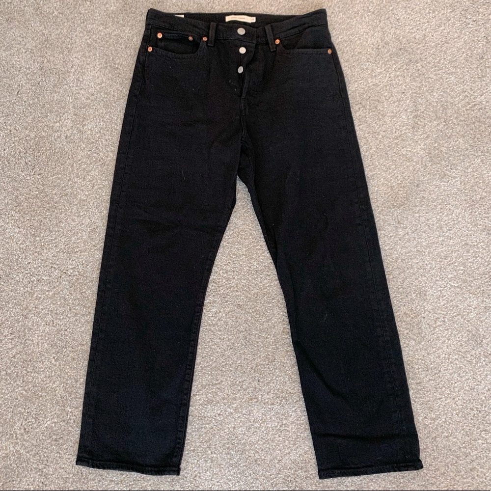 Levi’s Black Wedgie Straight Jeans